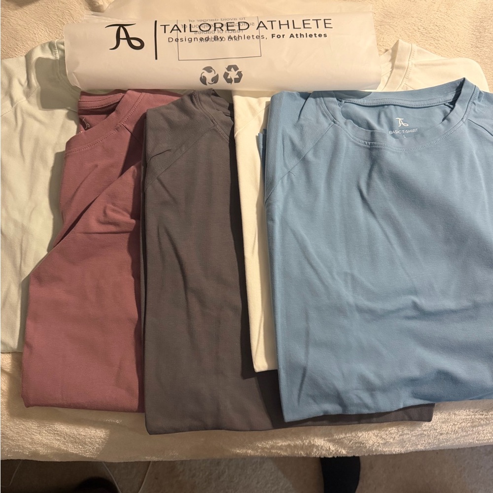 Tailored Athlete Men's Short Sleeve Tees - Blue, White, Gray, Pink